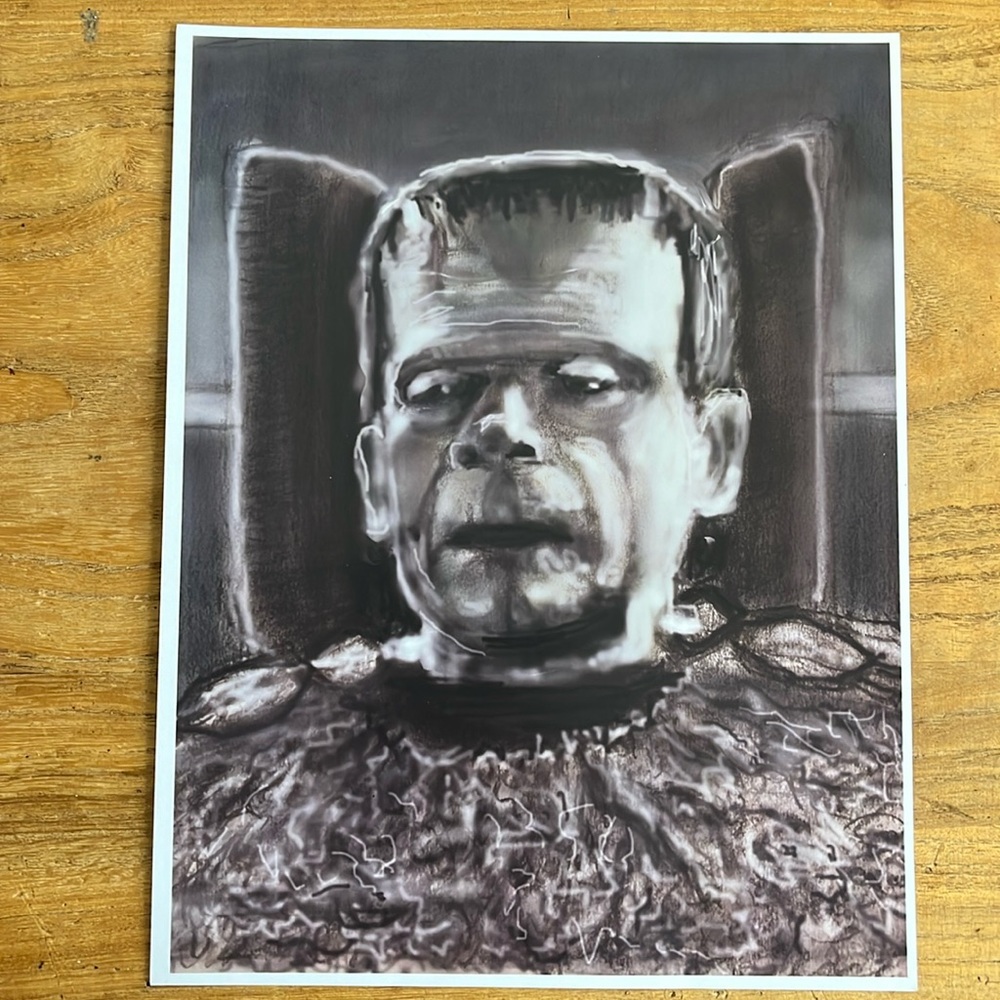 Frankenstein art 8 1/2x11